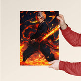 Rengoku Kyojuro – Flame Hashira Inferno Poster